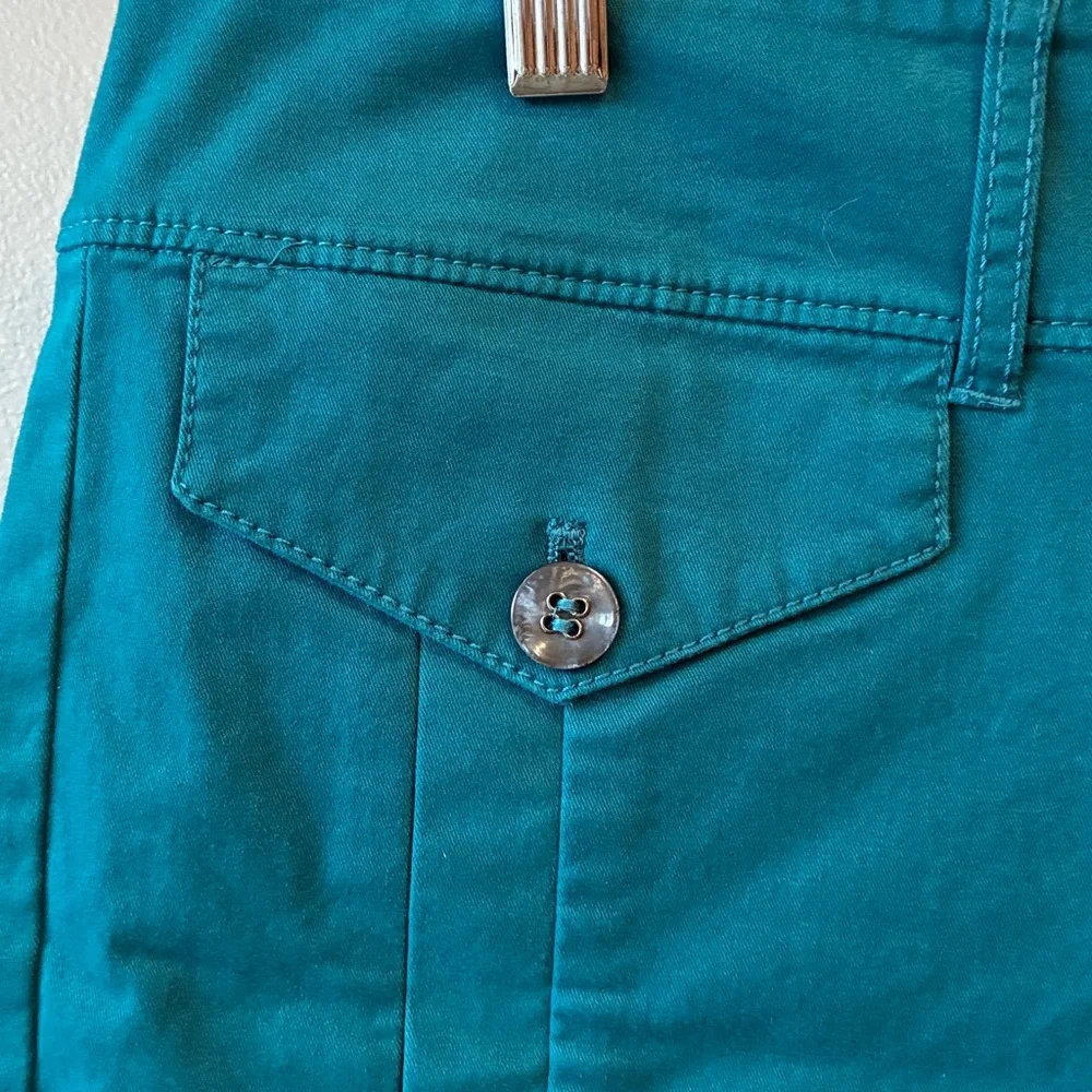 New York & Company East Village Teal Shorts, 14 - Picture 2 of 6
